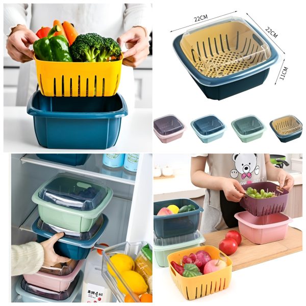 multi-function-double-layer-draining-storage-basket-with-lid-kitchen-basket-random-color